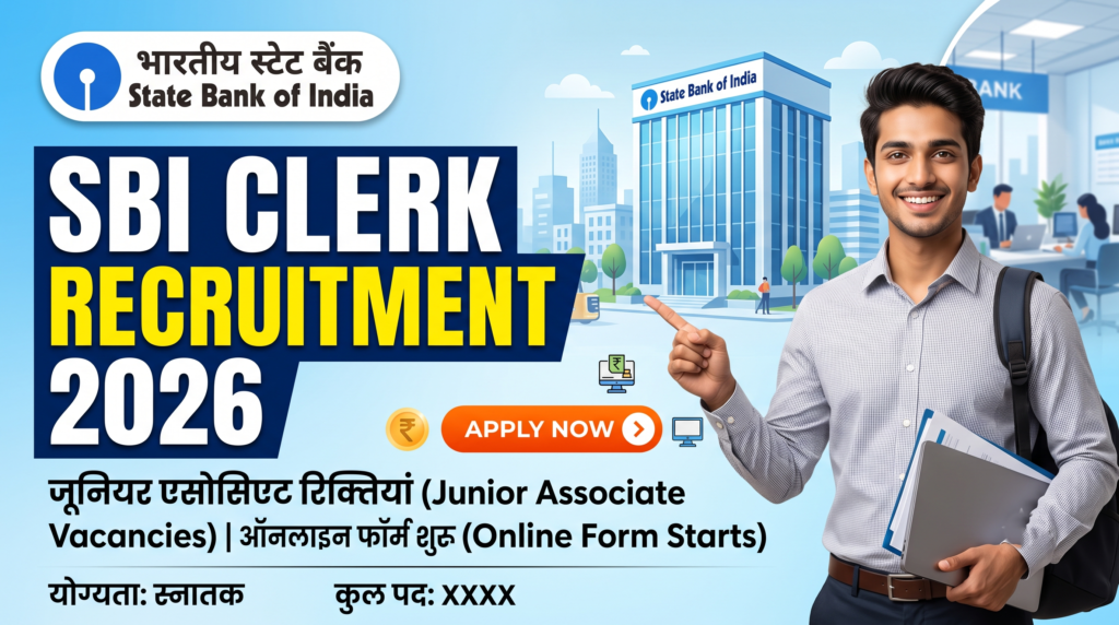SBI Clerk Junior Associate Vacancy 2026